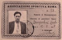 Tessera 1927/28 di Zamporlini